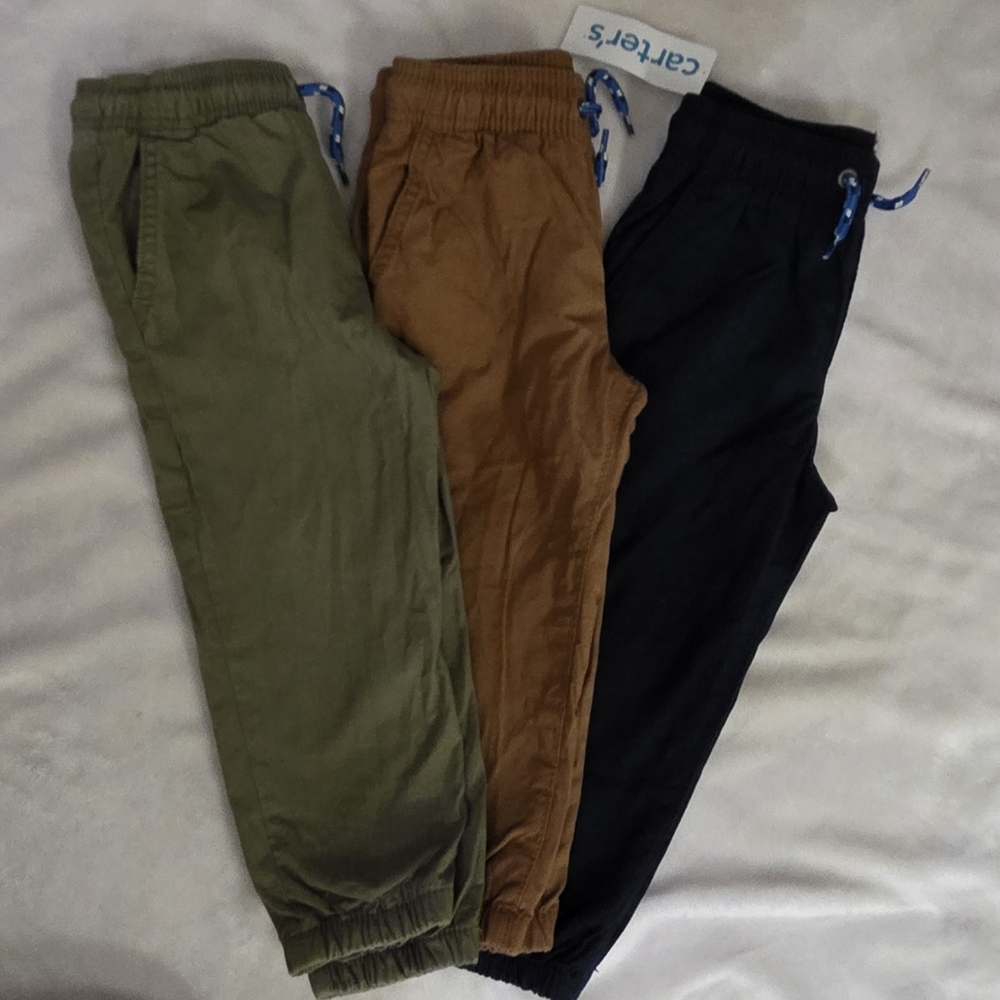 Carters Baby Pull-On Poplin Pants 24 Months